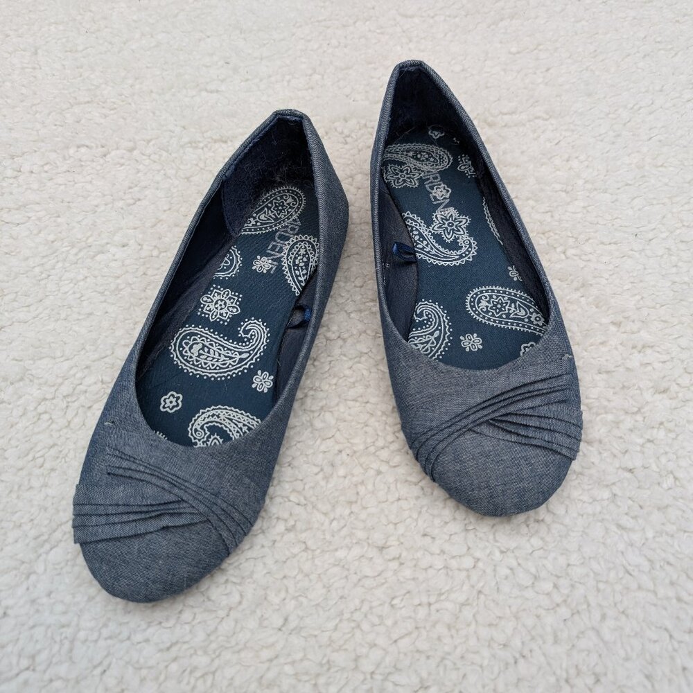 Denim Ballet Flats